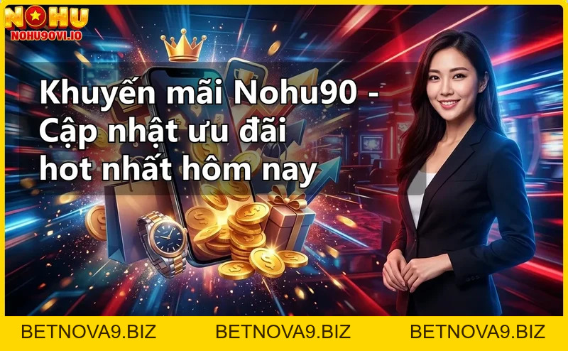 Khuyến mãi Nohu90 - Cập nhật ưu đãi hot nhất hôm nay